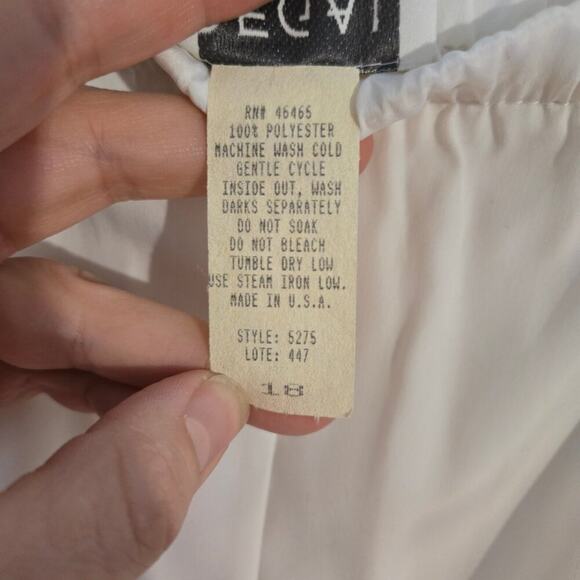 NWT Regal Fashions 18 White Romantic Flowy Midi Skirt [0272] - Picture 7 of 8